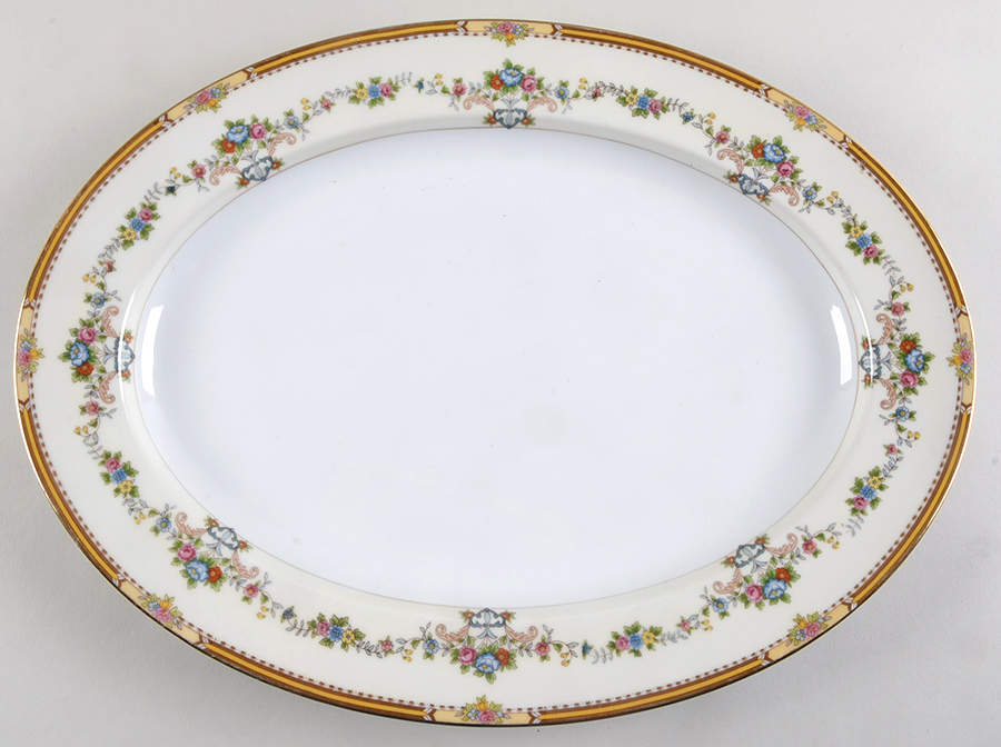 Norma 16" Oval Serving Platter by Noritake-1