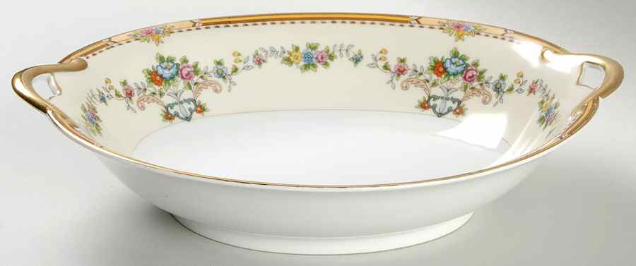 Norma 9" Oval Vegetable Bowl by Noritake-1