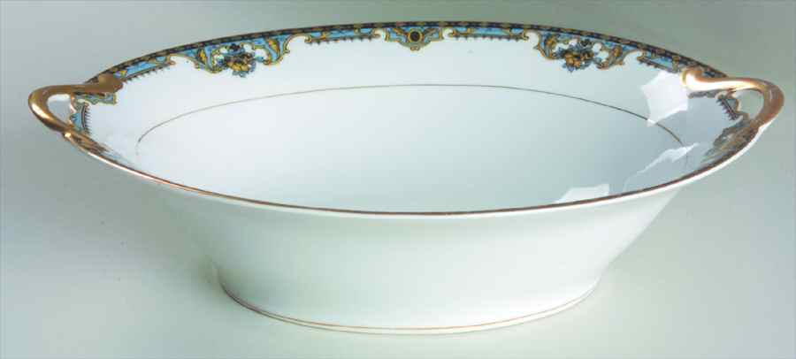Normandie (Pat 68480) 10" Oval Vegetable Bowl by Noritake-1