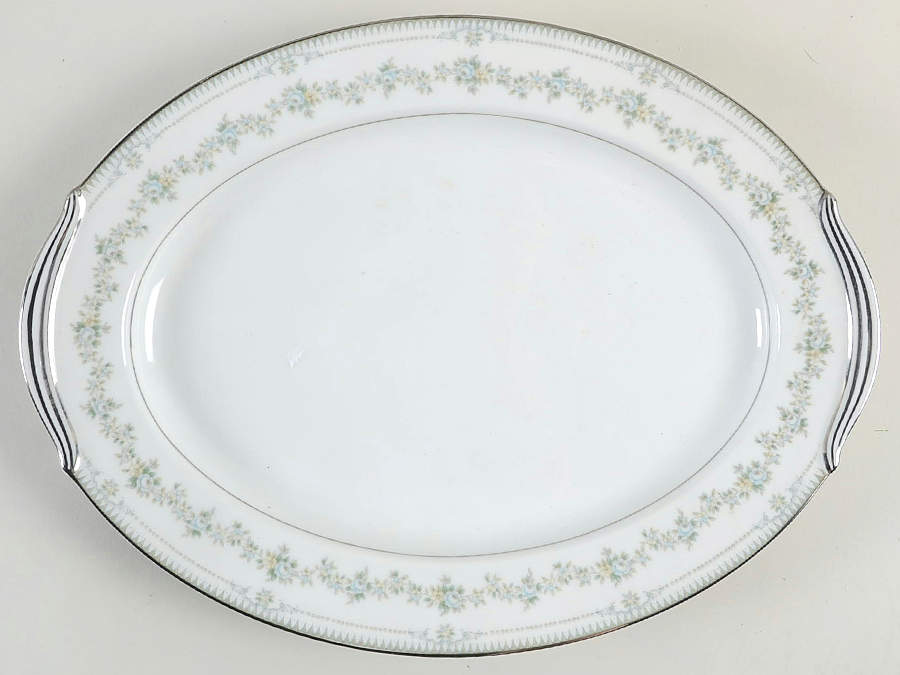 Norwood 12" Oval Serving Platter by Noritake-1