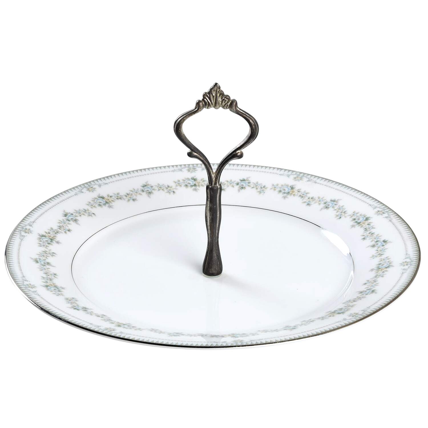 Norwood Round Serving Plate with Handle (DP) by Noritake-1