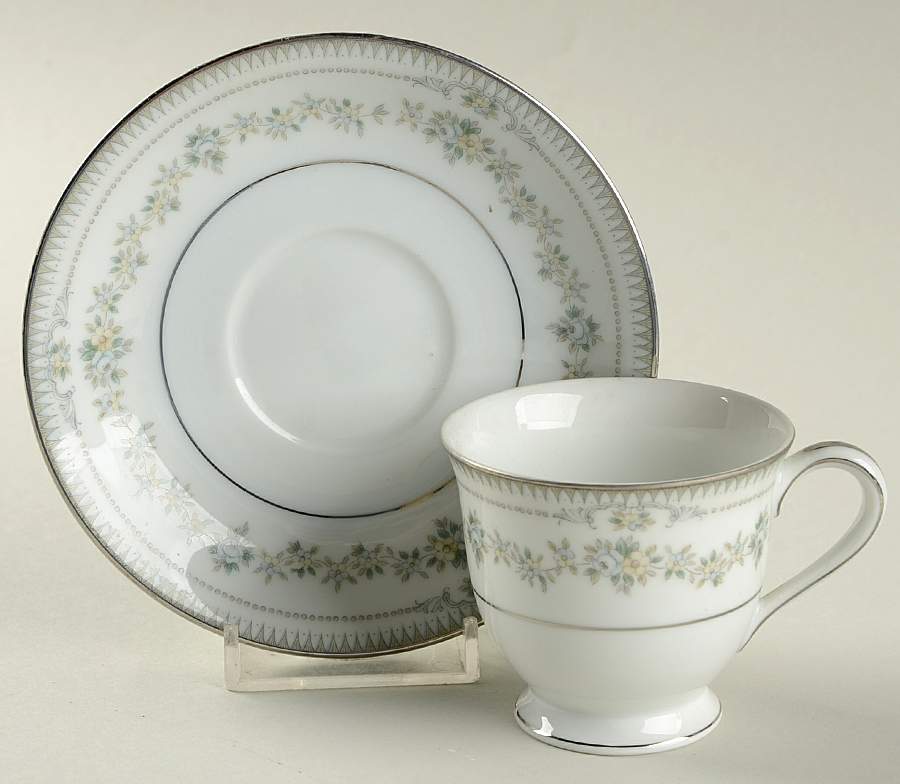 Norwood Footed Demitasse Cup & Saucer Set by Noritake-1