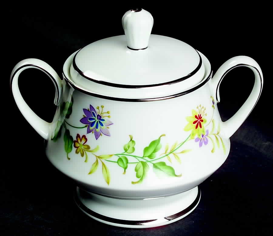 Nouveau Sugar Bowl & Lid by Noritake-1