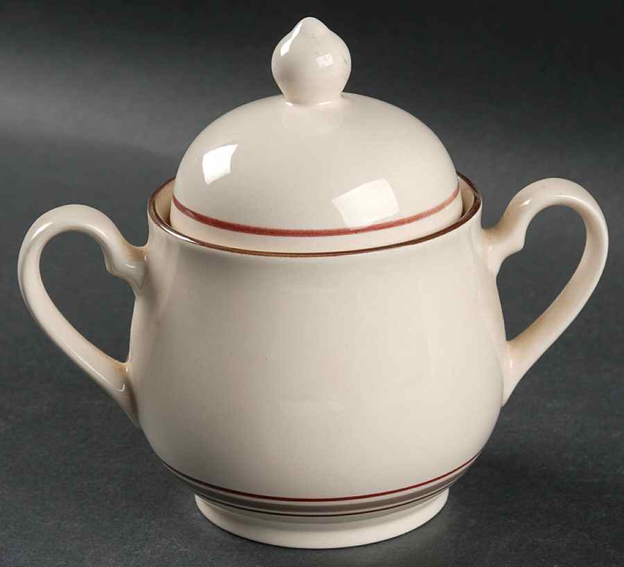 Nutmeg Sugar Bowl & Lid by Noritake-1
