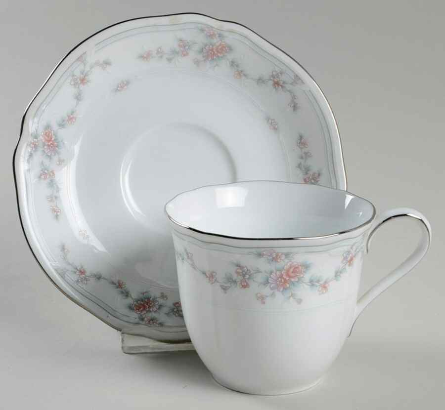 Oakmont Flat Cup & Saucer Set by Noritake-1