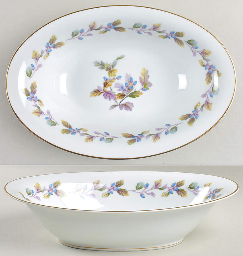 Oakwood 10" Oval Vegetable Bowl by Noritake-1