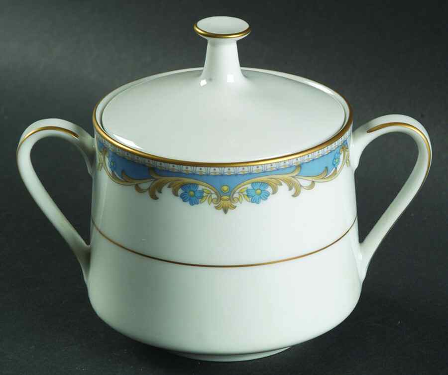 Oberlin Sugar Bowl & Lid by Noritake-1