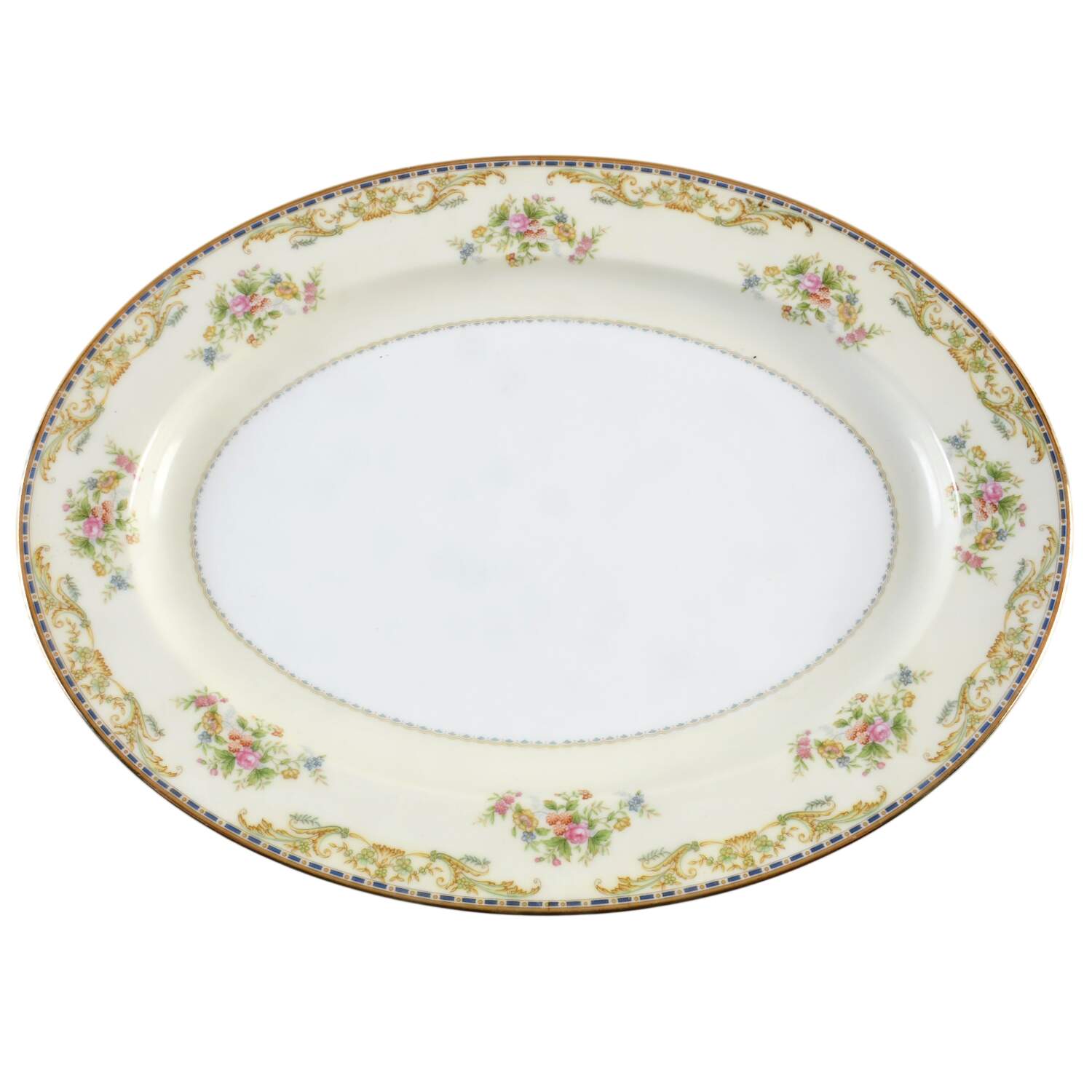 Oberon 16" Oval Serving Platter by Noritake-1