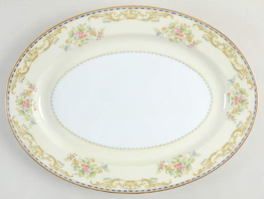 Oberon 13" Oval Serving Platter by Noritake-1