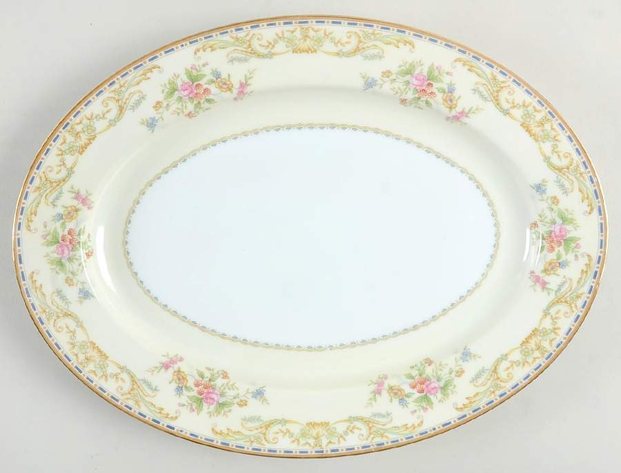 Oberon 11" Oval Serving Platter by Noritake-1