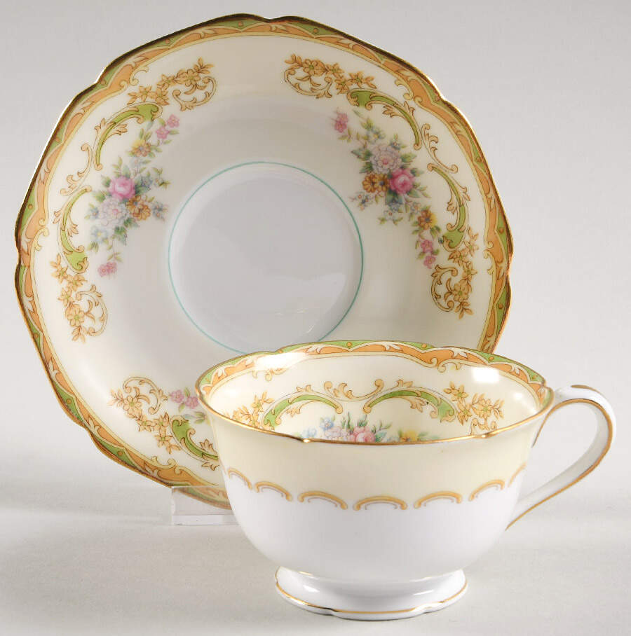 Ocala Footed Cup & Saucer Set by Noritake-1