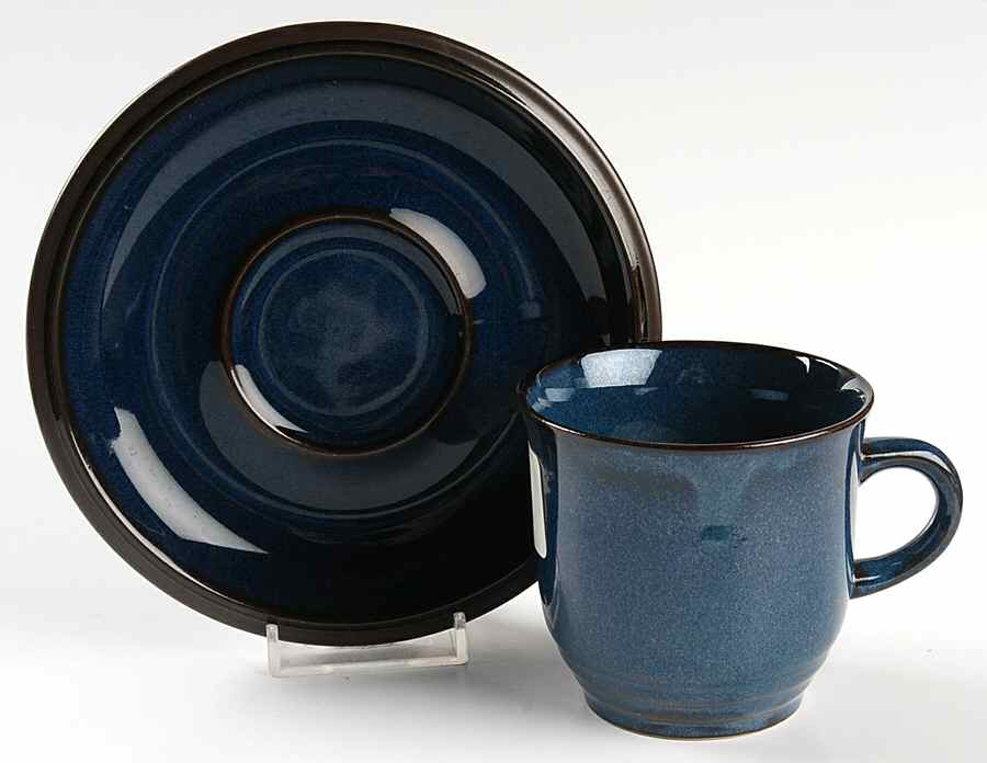 Oceanic Flat Cup & Saucer Set by Noritake-1