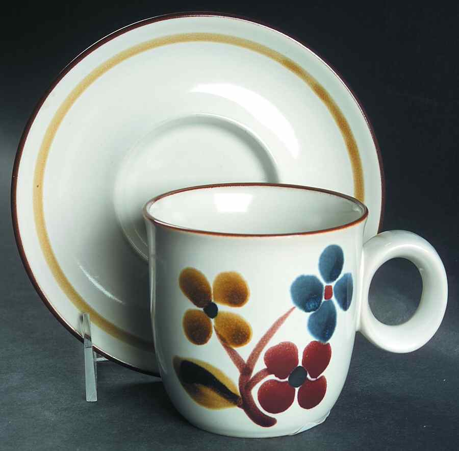 October Fest Flat Cup & Saucer Set by Noritake-1