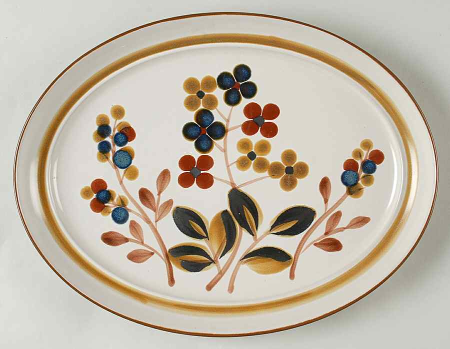 October Fest 13" Oval Serving Platter by Noritake-1
