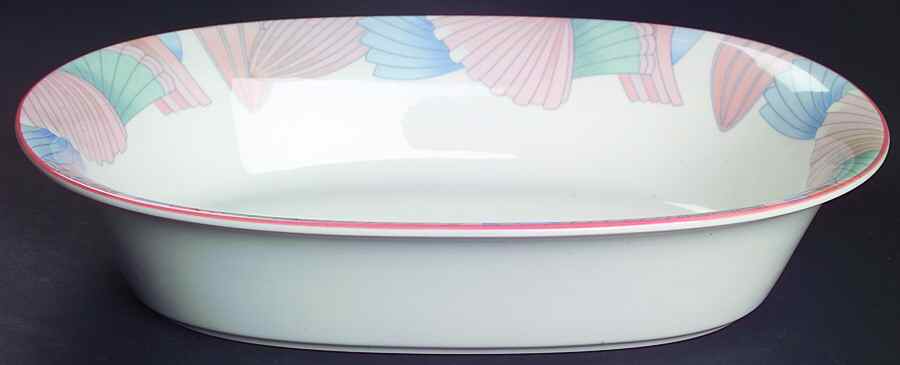 Ocean Melody 10" Oval Vegetable Bowl by Noritake-1