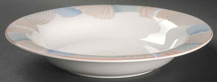 Ocean Melody Large Rim Soup Bowl by Noritake-1