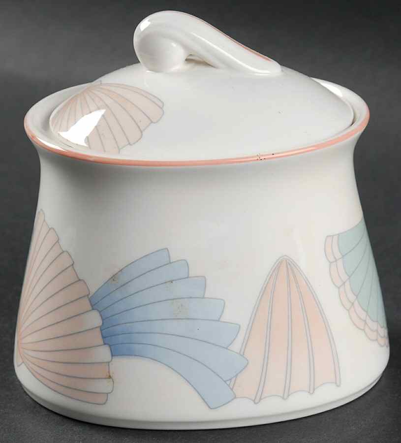Ocean Melody Sugar Bowl & Lid by Noritake-1