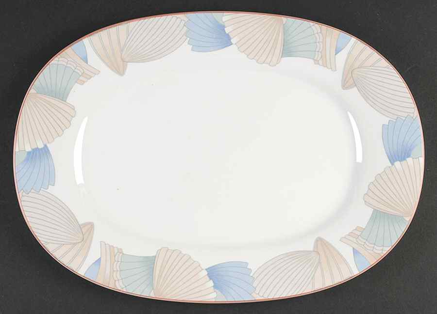 Ocean Melody 14" Oval Serving Platter by Noritake-1