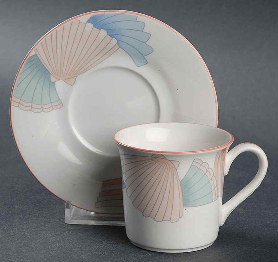 Ocean Melody Flat Demitasse Cup & Saucer Set by Noritake-1