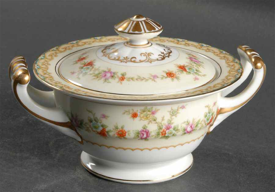Octavia Sugar Bowl & Lid by Noritake-1