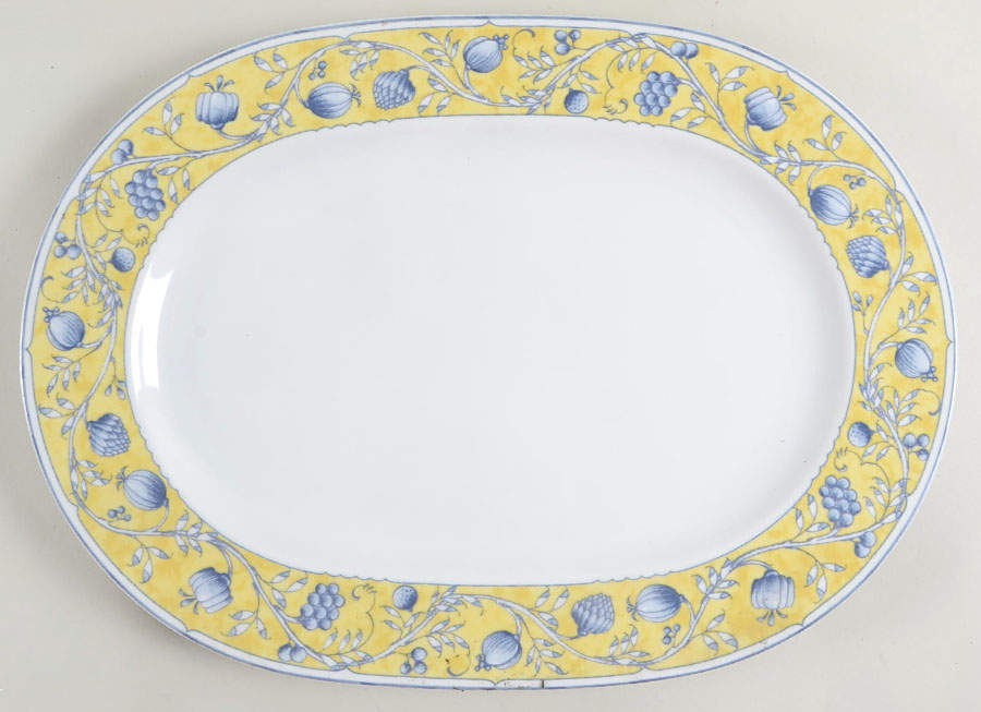 October Light 16" Oval Serving Platter by Noritake-1