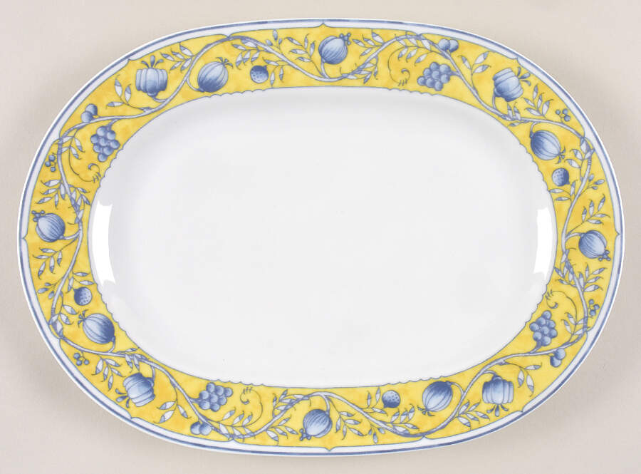 October Light 12" Oval Serving Platter by Noritake-1