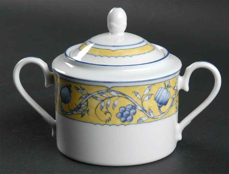 October Light Sugar Bowl & Lid by Noritake-1