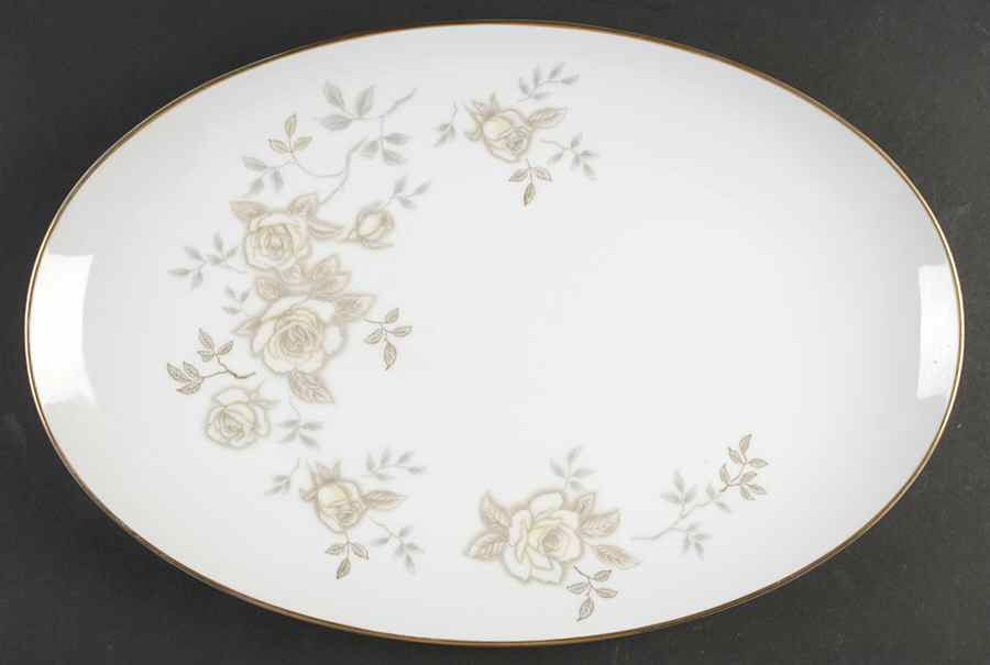 Odette 16" Oval Serving Platter by Noritake-1