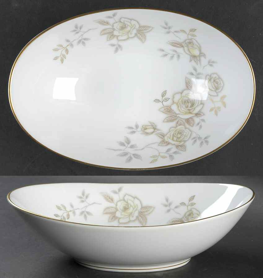 Odette 10" Oval Vegetable Bowl by Noritake-1