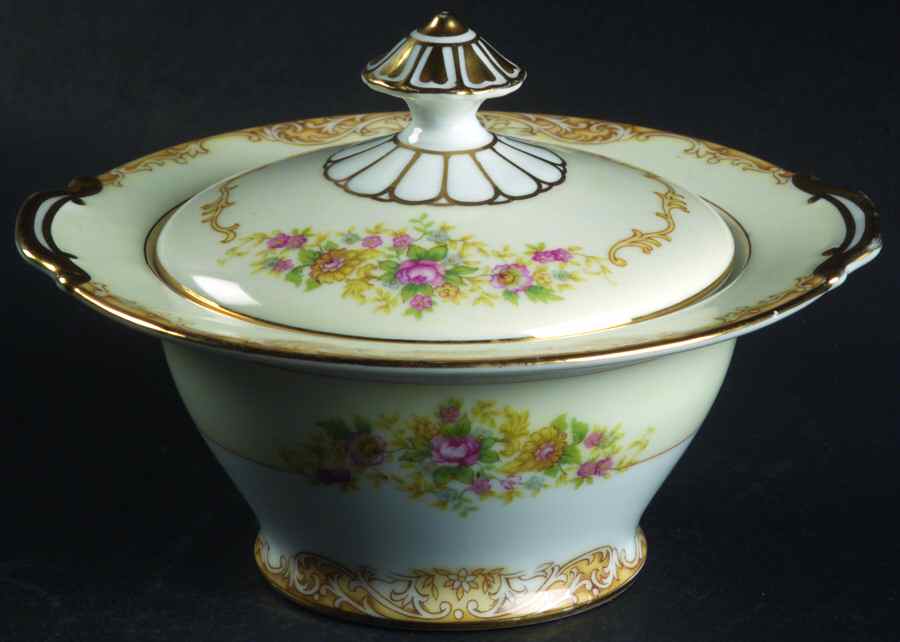 Odette Sugar Bowl & Lid by Noritake-1