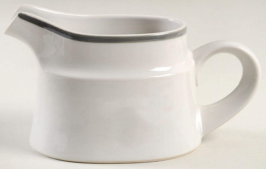 Odin Grey Gravy Boat by Noritake-1