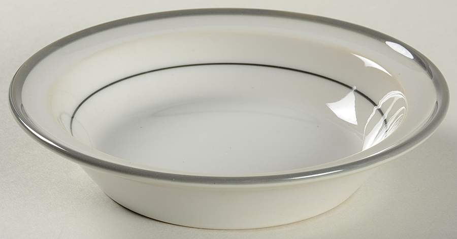 Odin Grey Rim Fruit/Dessert (Sauce) Bowl by Noritake-1