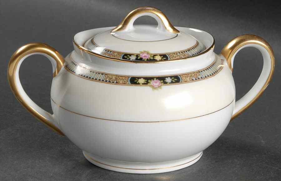 Olanta Sugar Bowl & Lid by Noritake-1