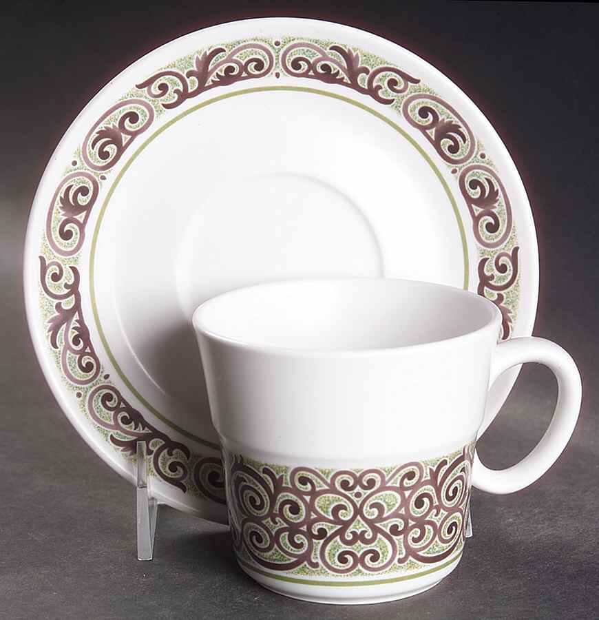 Ole Flat Cup & Saucer Set by Noritake-1