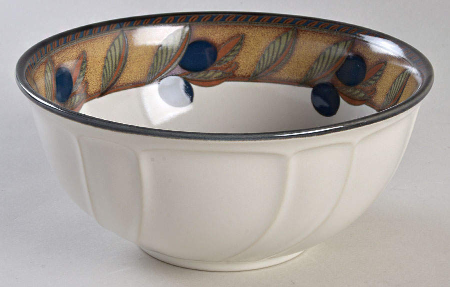 Olive Wreath 7" Round Vegetable Bowl by Noritake-1
