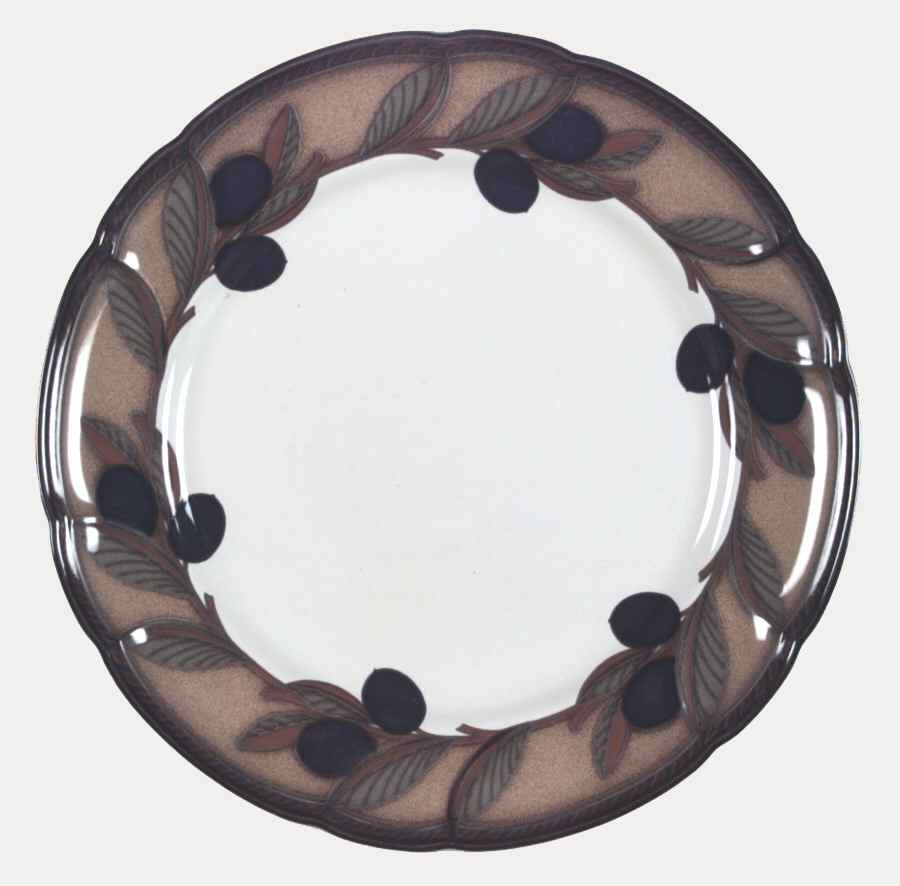 Olive Wreath Dinner Plate by Noritake-1