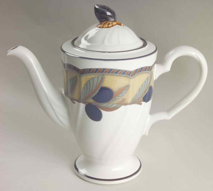 Olive Wreath Coffee Pot & Lid by Noritake-1