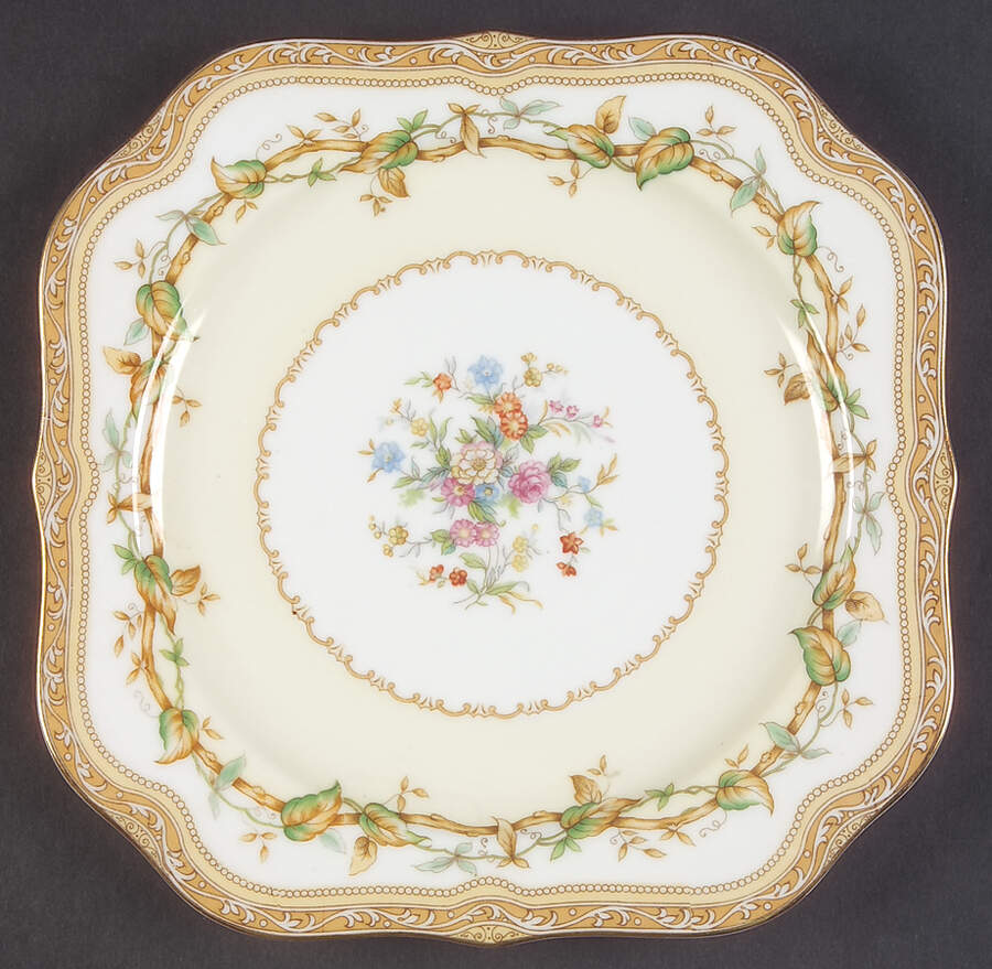 Olympia Square Salad Plate by Noritake-1