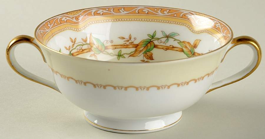 Olympia Footed Cream Soup Bowl by Noritake-1