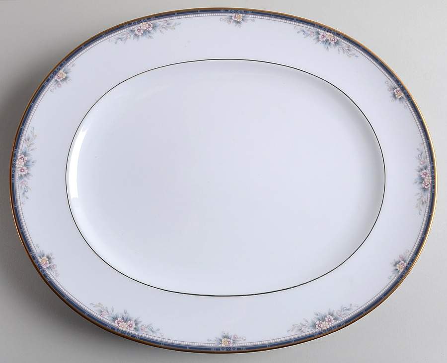 Ontario 15" Oval Serving Platter by Noritake-1