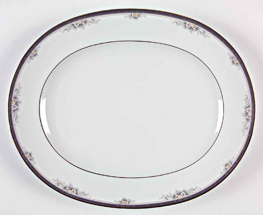 Ontario 15" Oval Serving Platter by Noritake-1