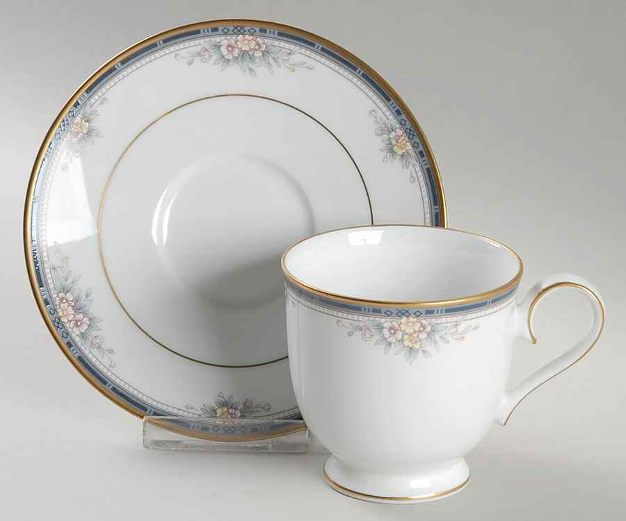 Ontario Footed Cup & Saucer Set by Noritake-1