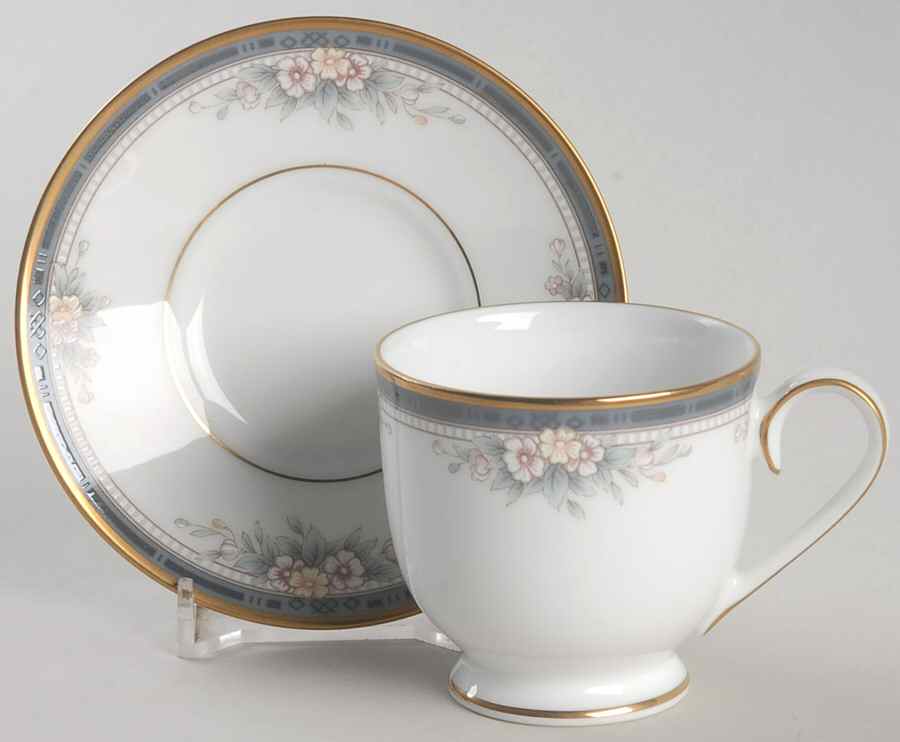 Ontario Footed Demitasse Cup & Saucer Set by Noritake-1