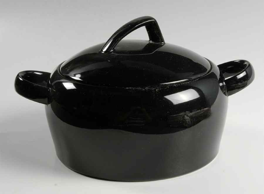 Options Black 2 Quart Oval Covered Casserole by Noritake-1