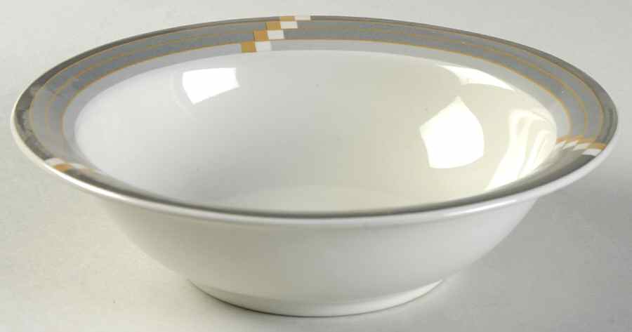 Optima Gray Rim Soup Bowl by Noritake-1