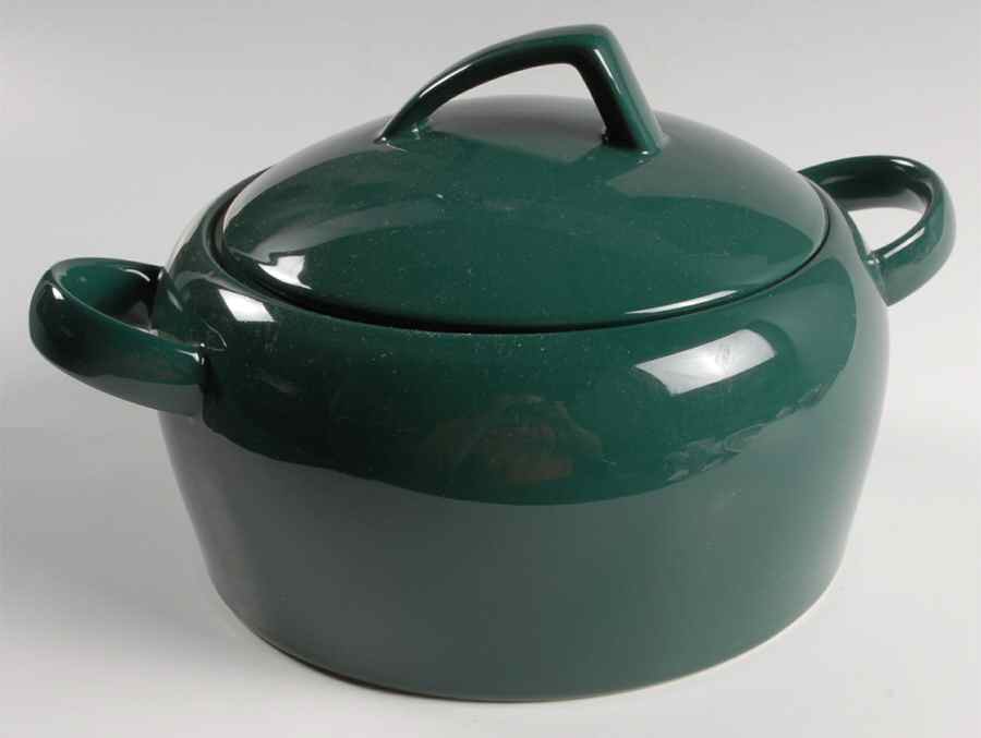 Options Green 2 Qt Round Covered Casserole by Noritake-1
