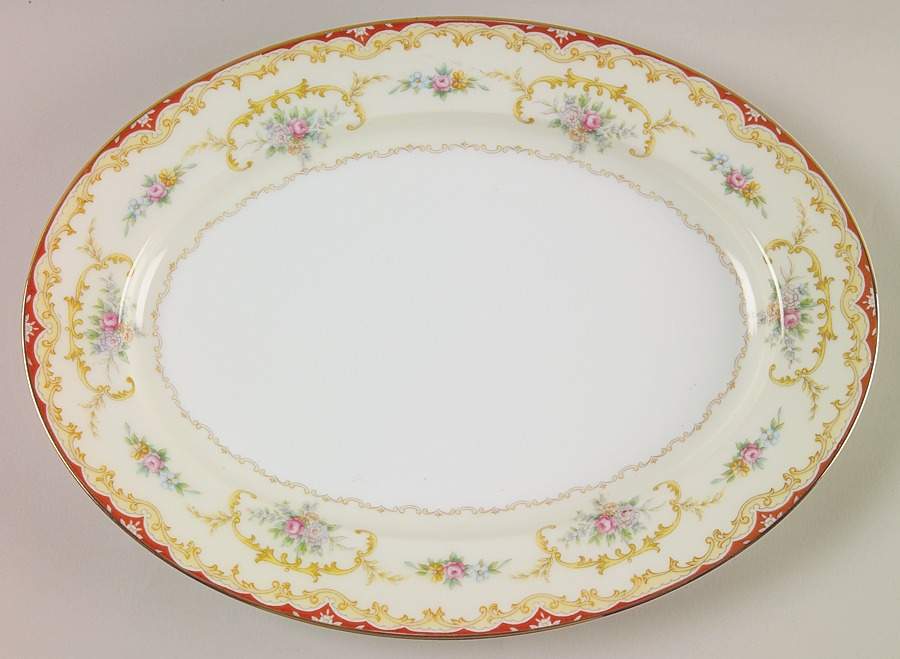 Oradell 11" Oval Serving Platter by Noritake-1