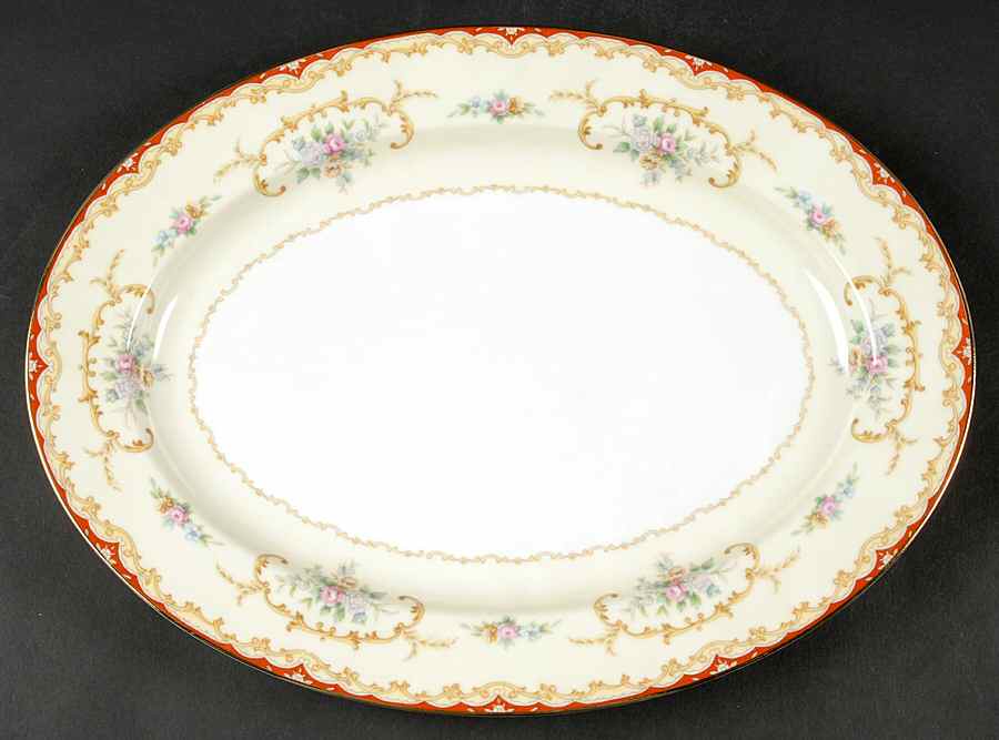 Oradell 13" Oval Serving Platter by Noritake-1