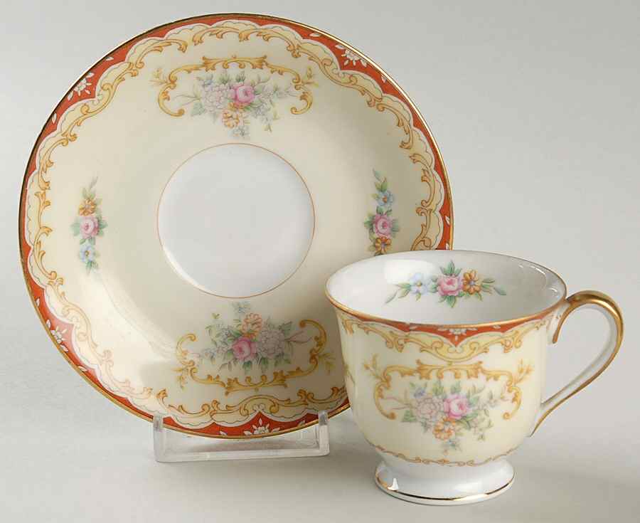 Oradell Footed Demitasse Cup & Saucer Set by Noritake-1