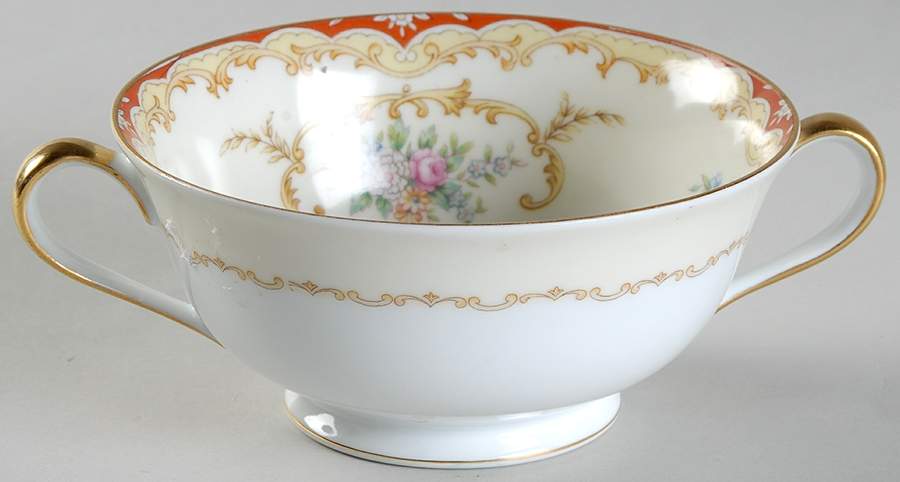 Oradell Footed Cream Soup Bowl by Noritake-1